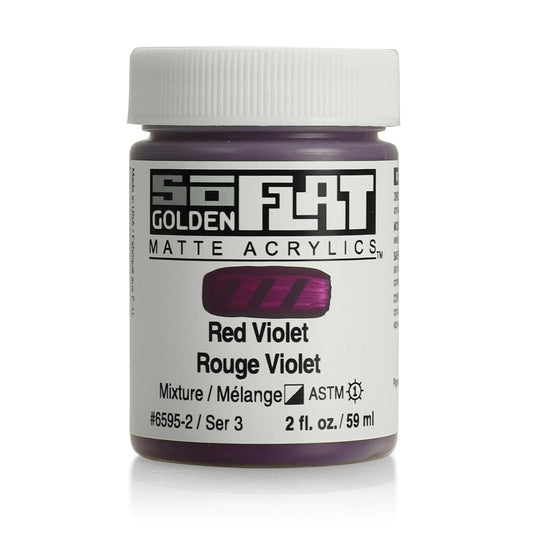 Golden SoFlat 59ml Red Violet - theartshop.com.au