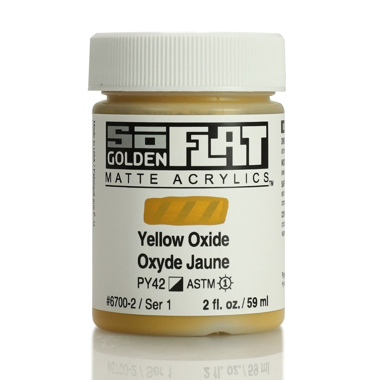 Golden SoFlat 59ml Yellow Oxide - theartshop.com.au