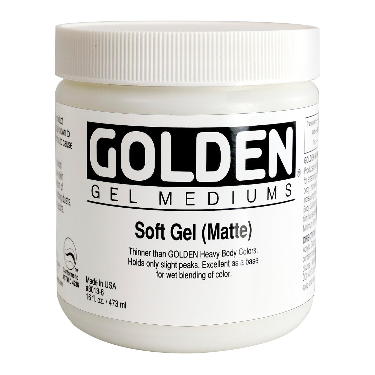 Golden Soft Gel (Matte) 473ml - theartshop.com.au