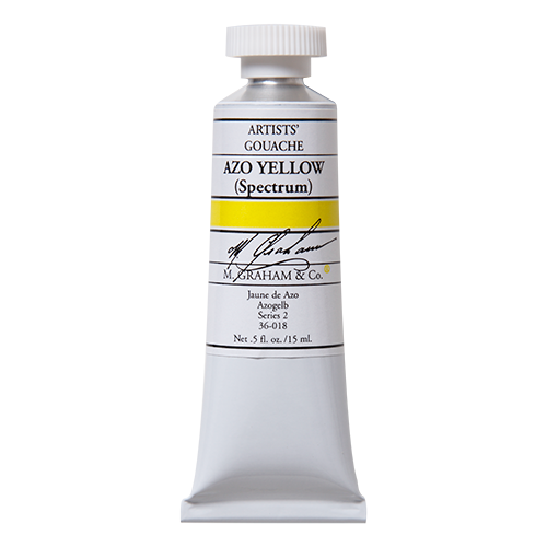 M Graham Gouache 15ml Azo Yellow