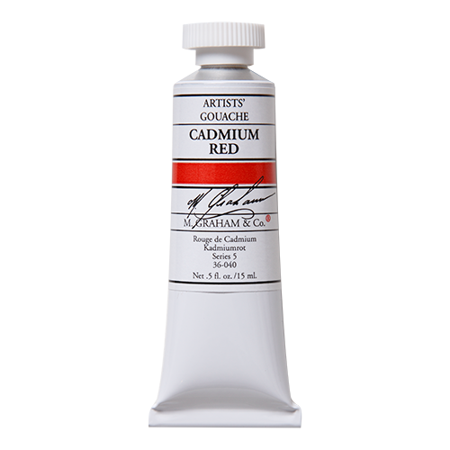 M Graham Gouache 15ml Cadmium Red