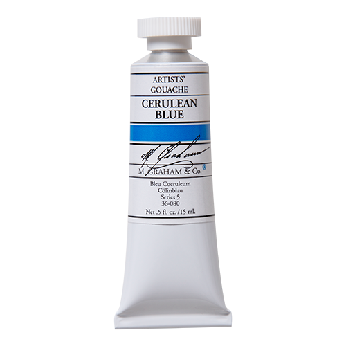 M Graham Gouache 15ml Cerulean Blue