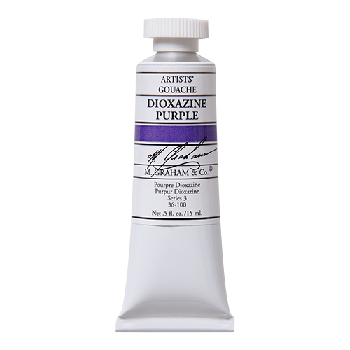 M Graham Gouache 15ml Dioxazine Purple