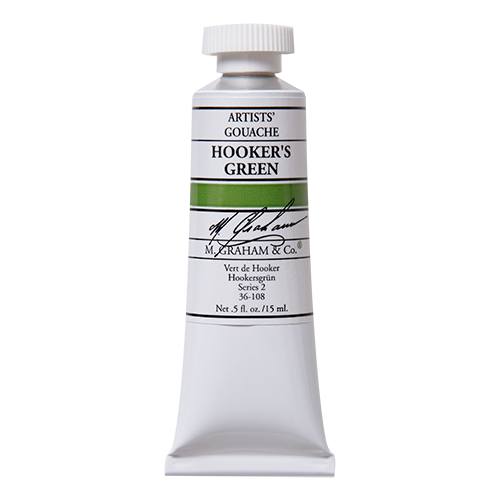 M Graham Gouache 15ml Hooker's Green