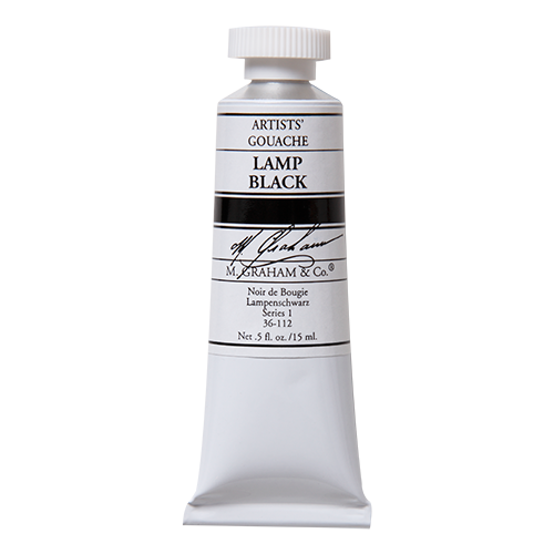 M Graham Gouache 15ml Lamp Black