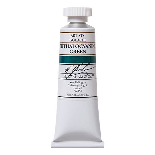 M Graham Gouache 15ml Phthalo Green