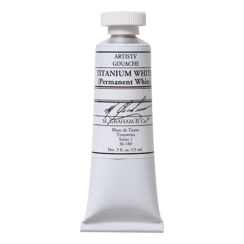 M Graham Gouache 15ml Titanium White