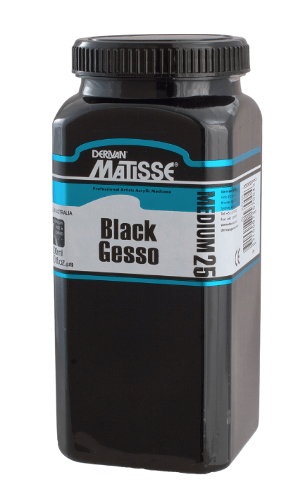 Matisse Black Gesso 500ml - theartshop.com.au