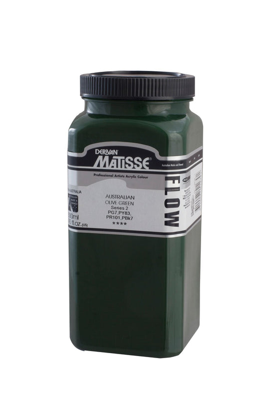 Matisse Flow 500ml Australian Olive Green - theartshop.com.au