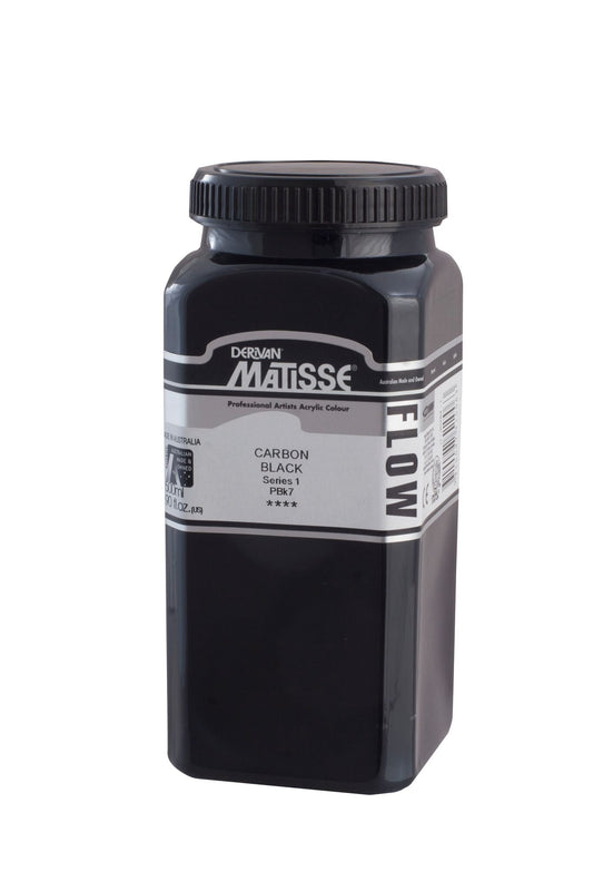 Matisse Flow 500ml Carbon Black - theartshop.com.au