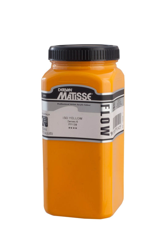 Matisse Flow 500ml Iso Yellow - theartshop.com.au