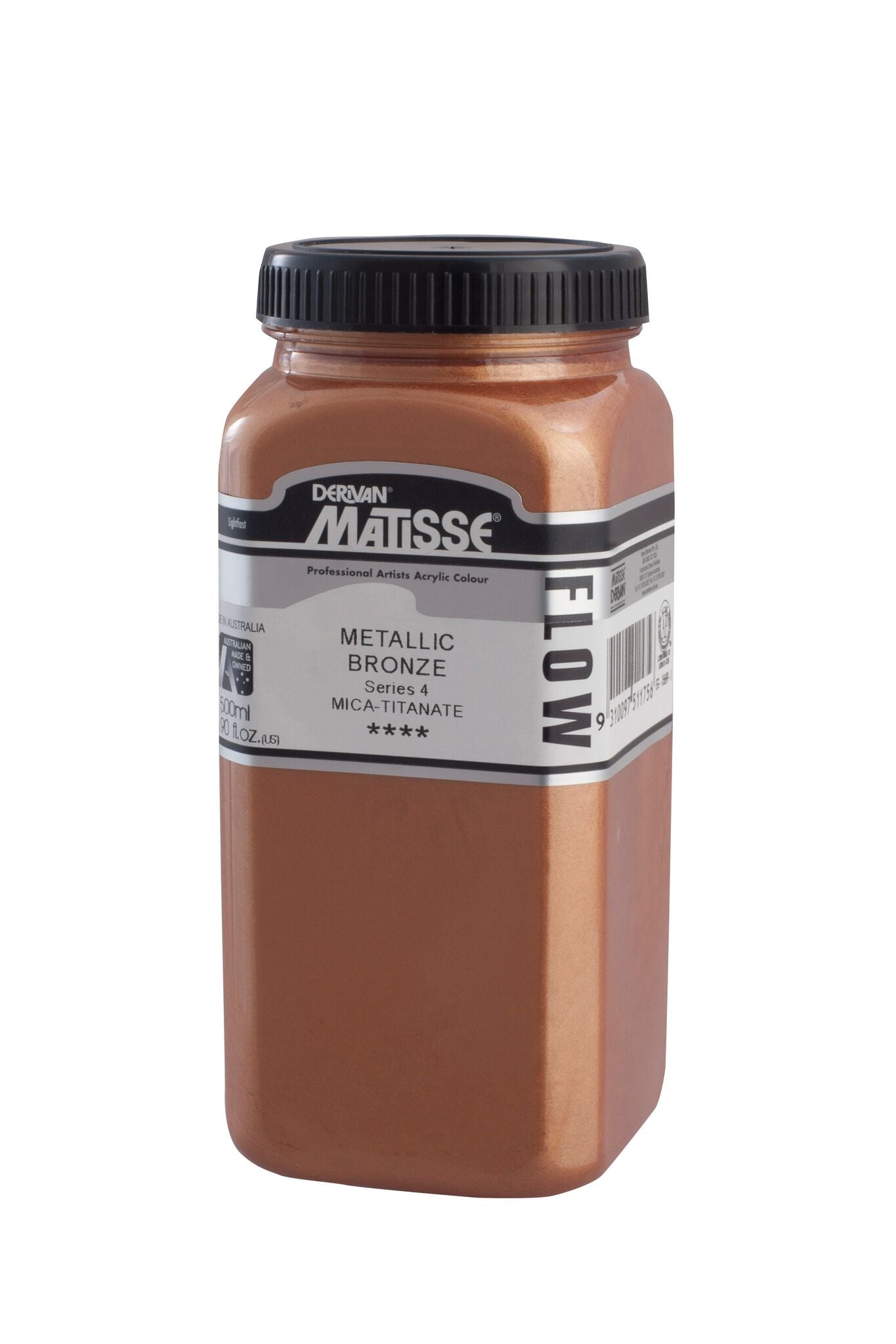 Matisse Flow 500ml Metallic Bronze - theartshop.com.au