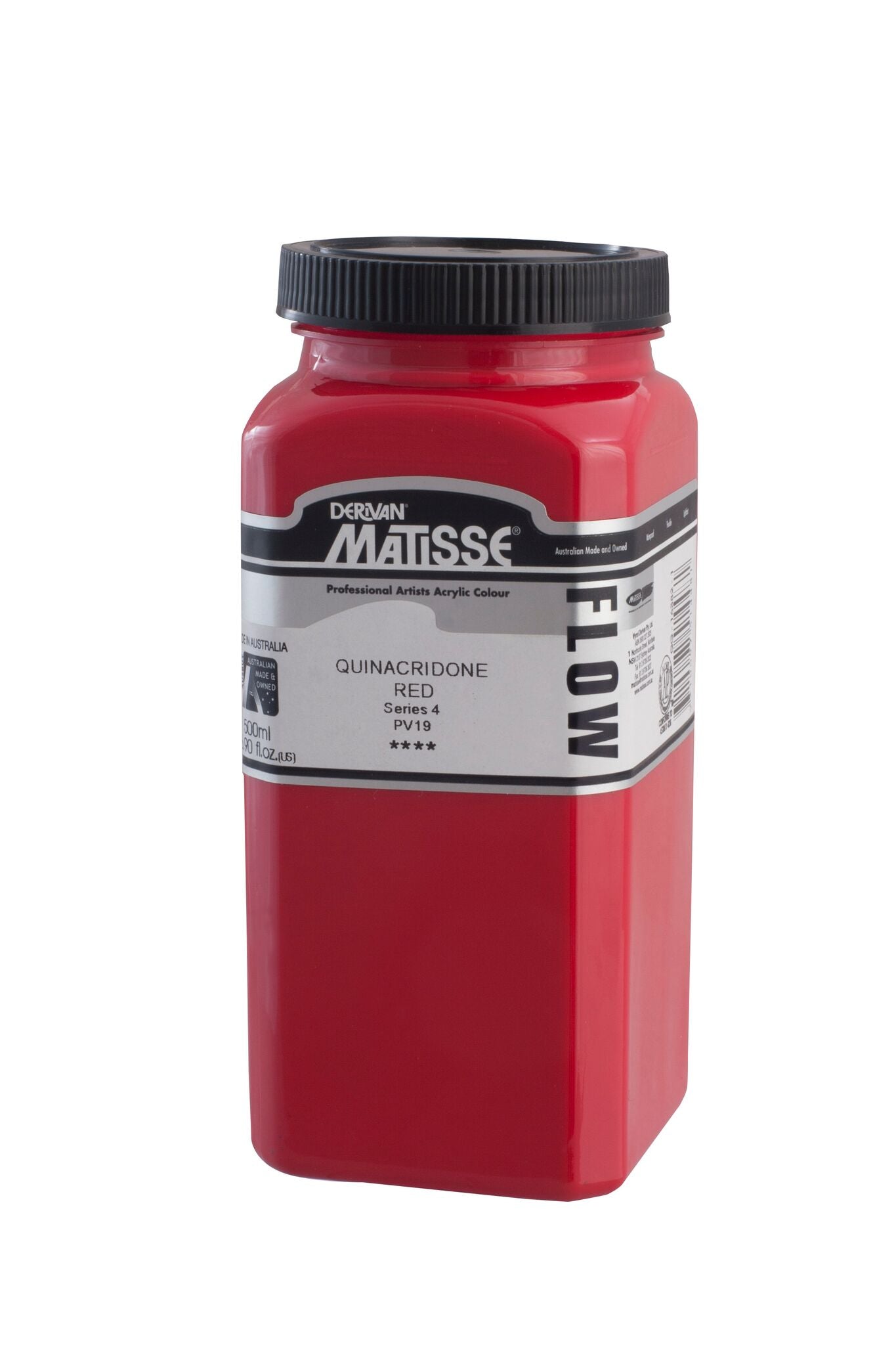 Matisse Flow 500ml Quinacridone Red - theartshop.com.au