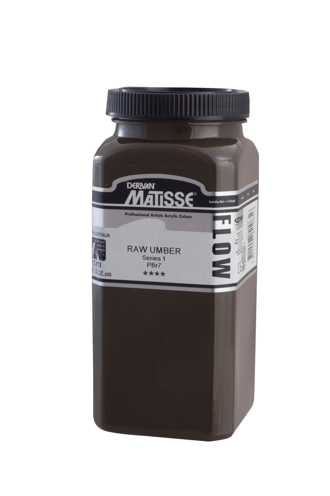 Matisse Flow 500ml Raw Umber - theartshop.com.au