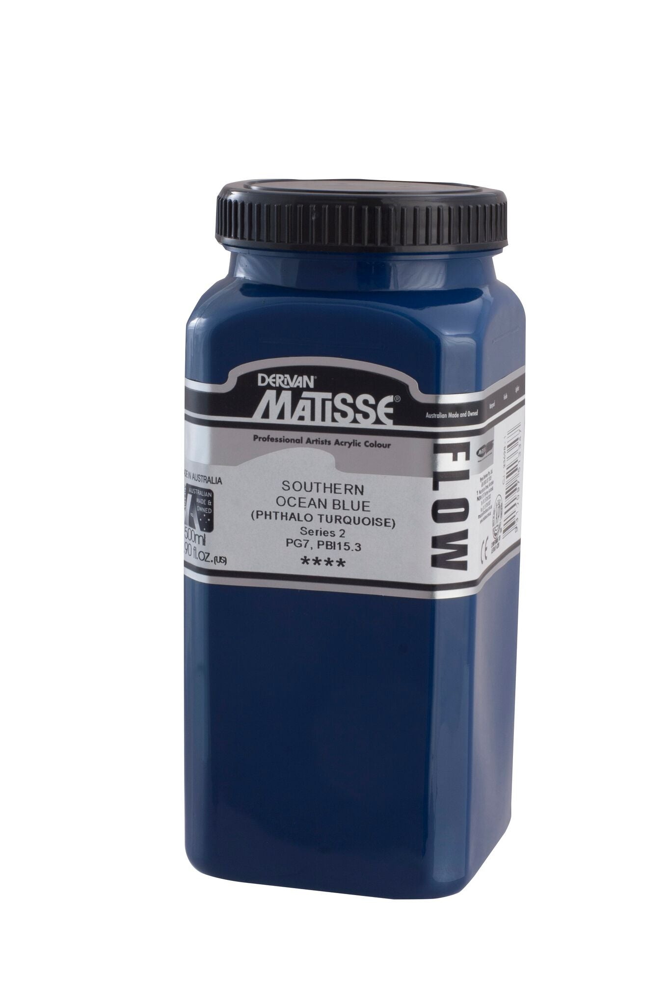 Matisse Flow 500ml Southern Ocean Blue - theartshop.com.au