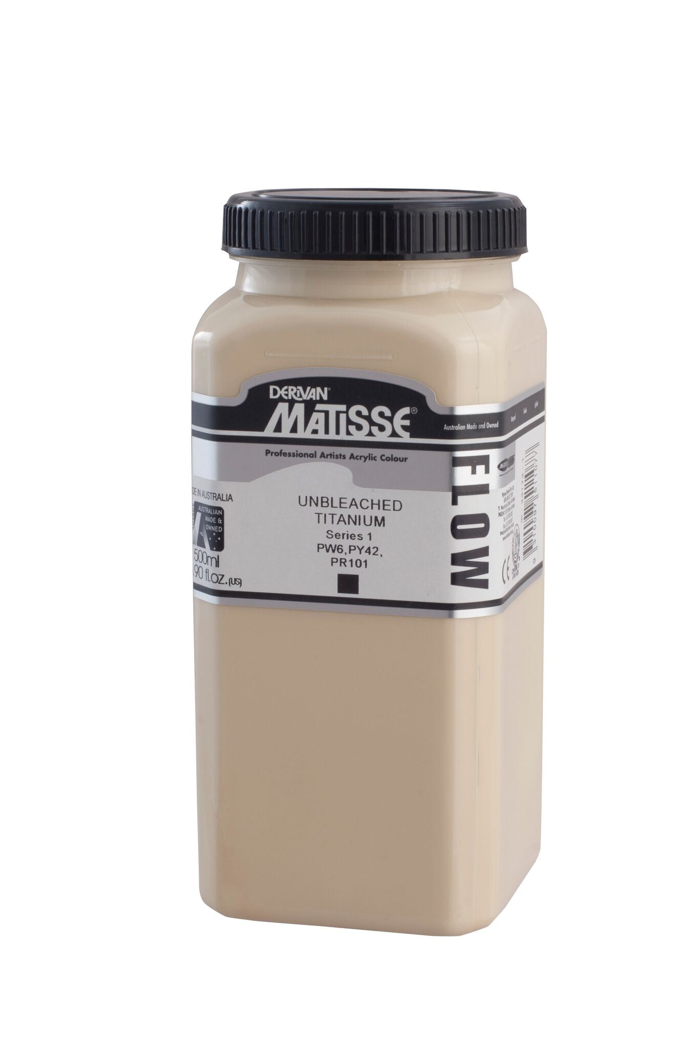 Matisse Flow 500ml Unbleached Titanium - theartshop.com.au