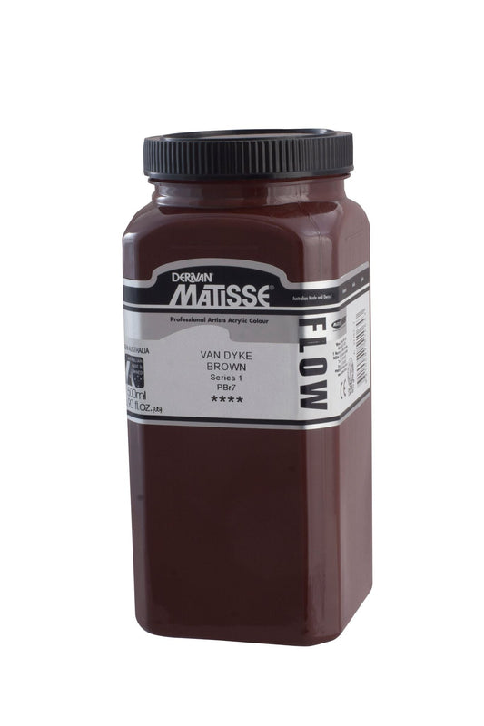 Matisse Flow 500ml Van Dyke Brown - theartshop.com.au