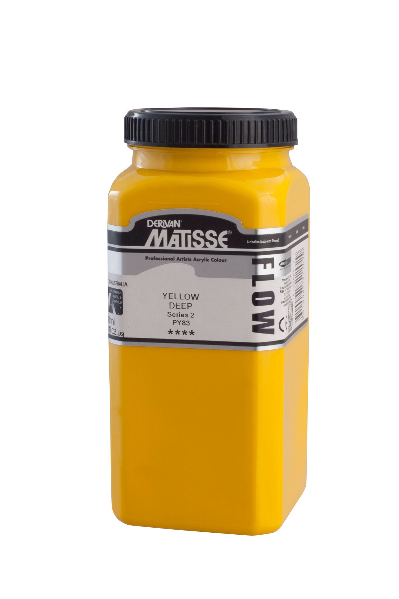 Matisse Flow 500ml Yellow Deep - theartshop.com.au