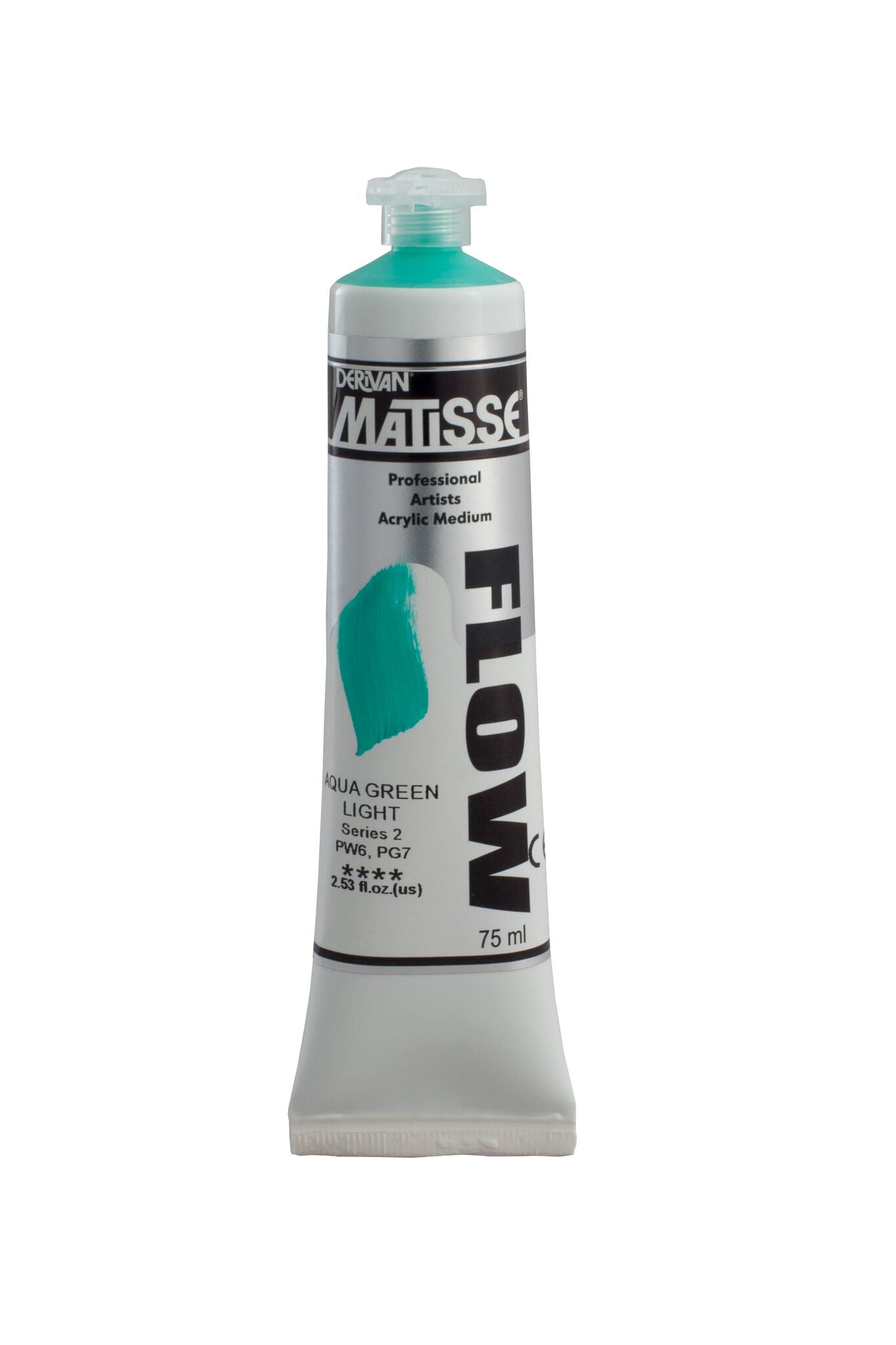 Matisse Flow 75ml Aqua Green Light - theartshop.com.au