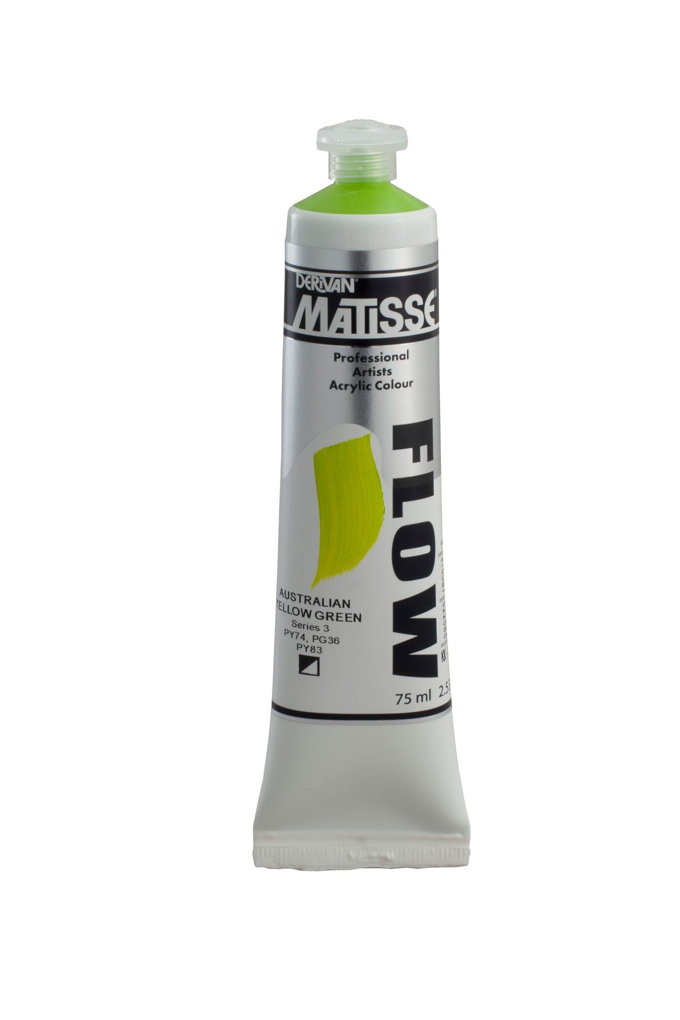 Matisse Flow 75ml Australian Yellow Green - theartshop.com.au