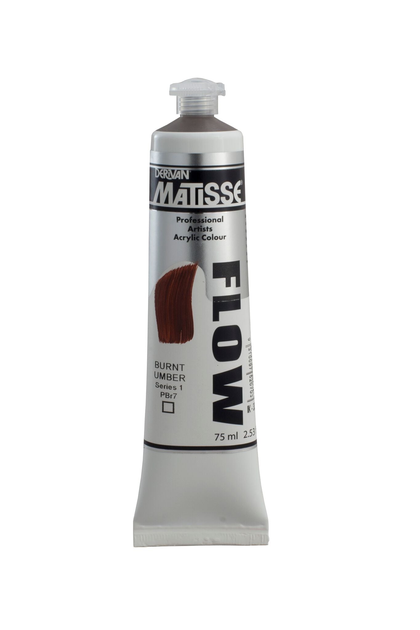 Matisse Flow 75ml Burnt Umber - theartshop.com.au