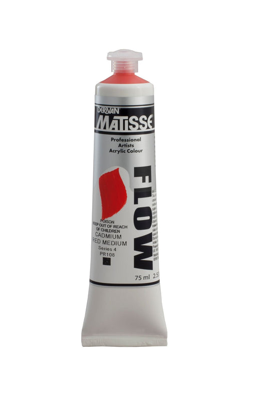 Matisse Flow 75ml Cadmium Red Medium - theartshop.com.au