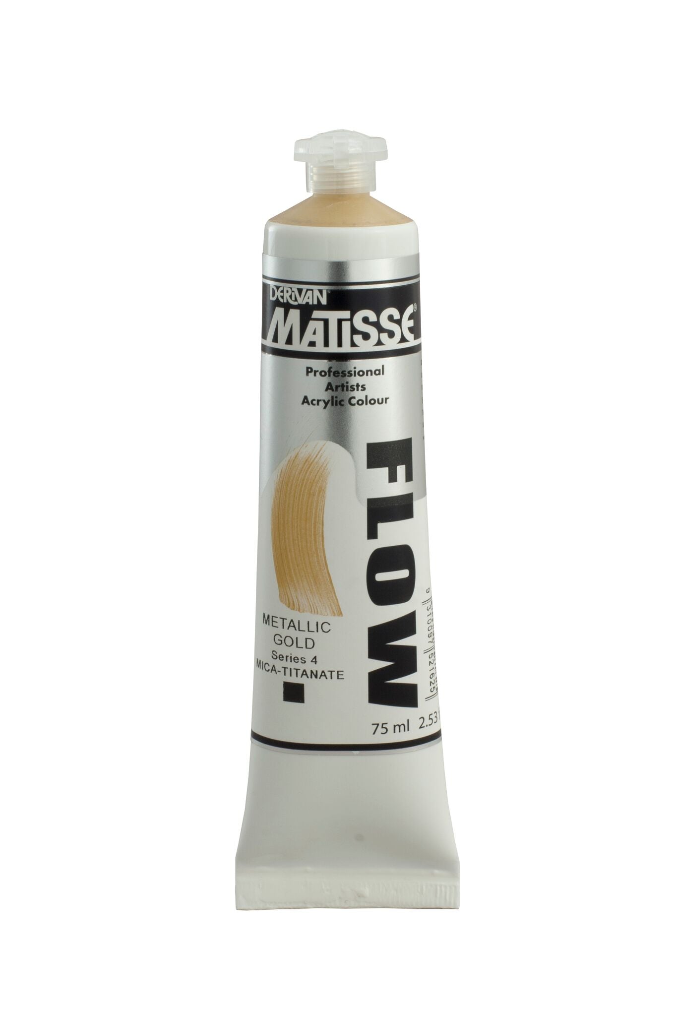 Matisse Flow 75ml Metallic Gold - theartshop.com.au