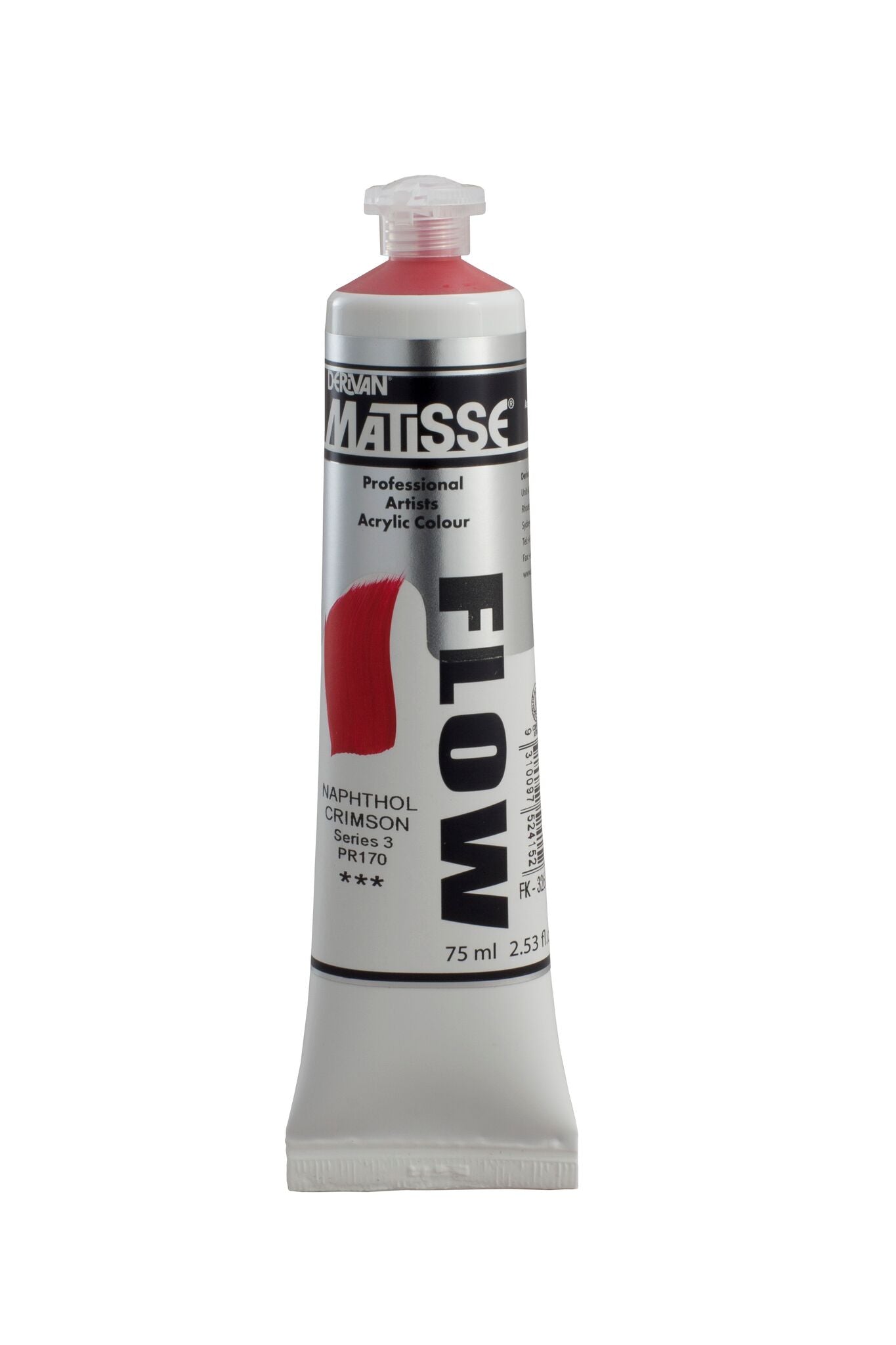 Matisse Flow 75ml Napthol Crimson - theartshop.com.au