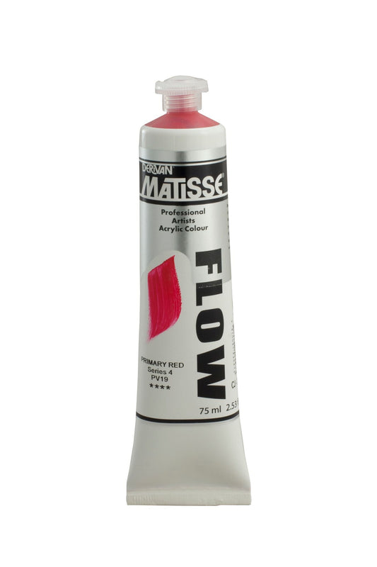 Matisse Flow 75ml Primary Red - theartshop.com.au