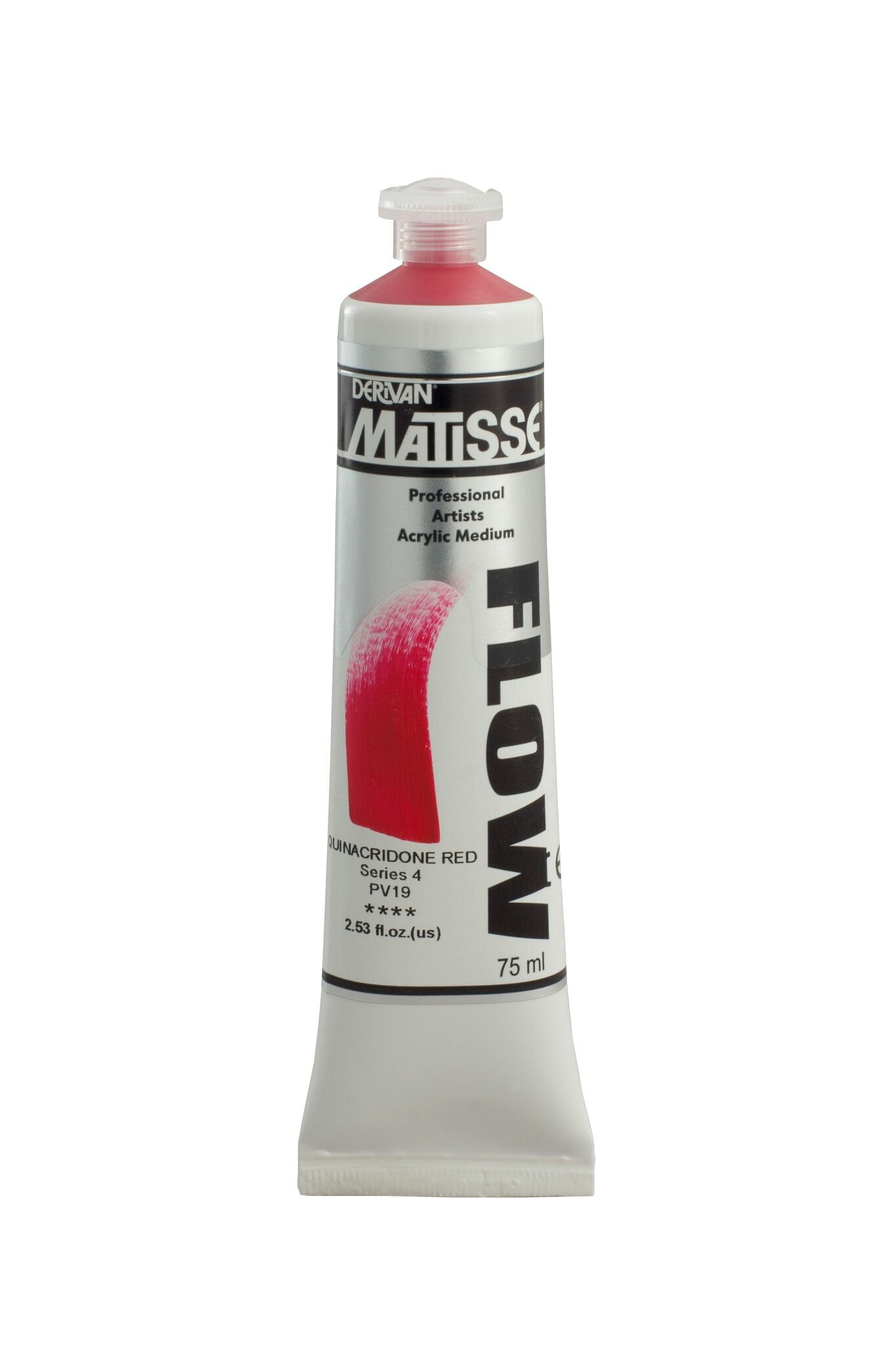 Matisse Flow 75ml Quinacridone Red - theartshop.com.au