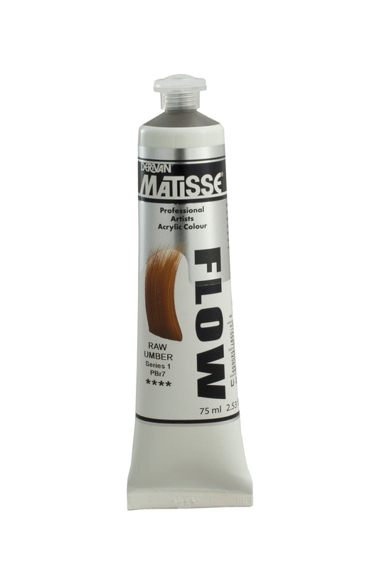 Matisse Flow 75ml Raw Umber - theartshop.com.au