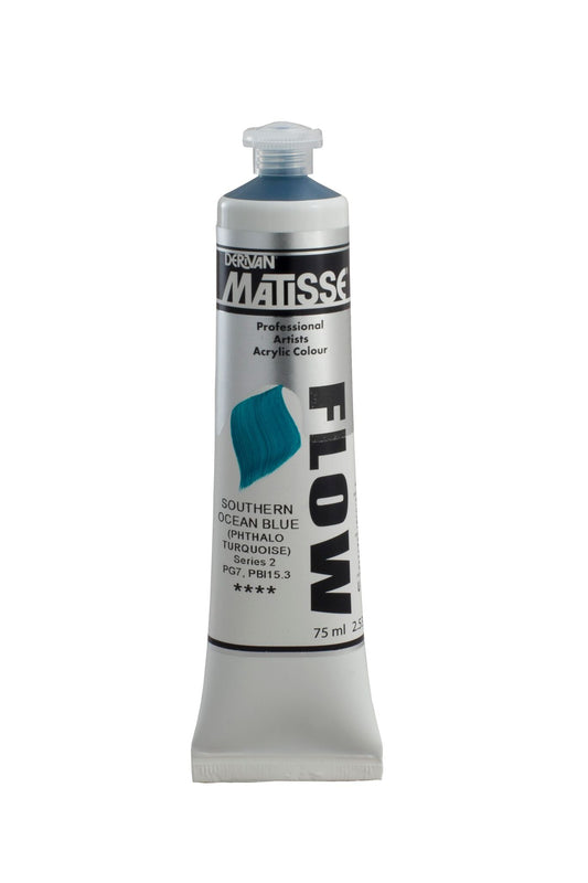 Matisse Flow 75ml Southern Ocean Blue - theartshop.com.au