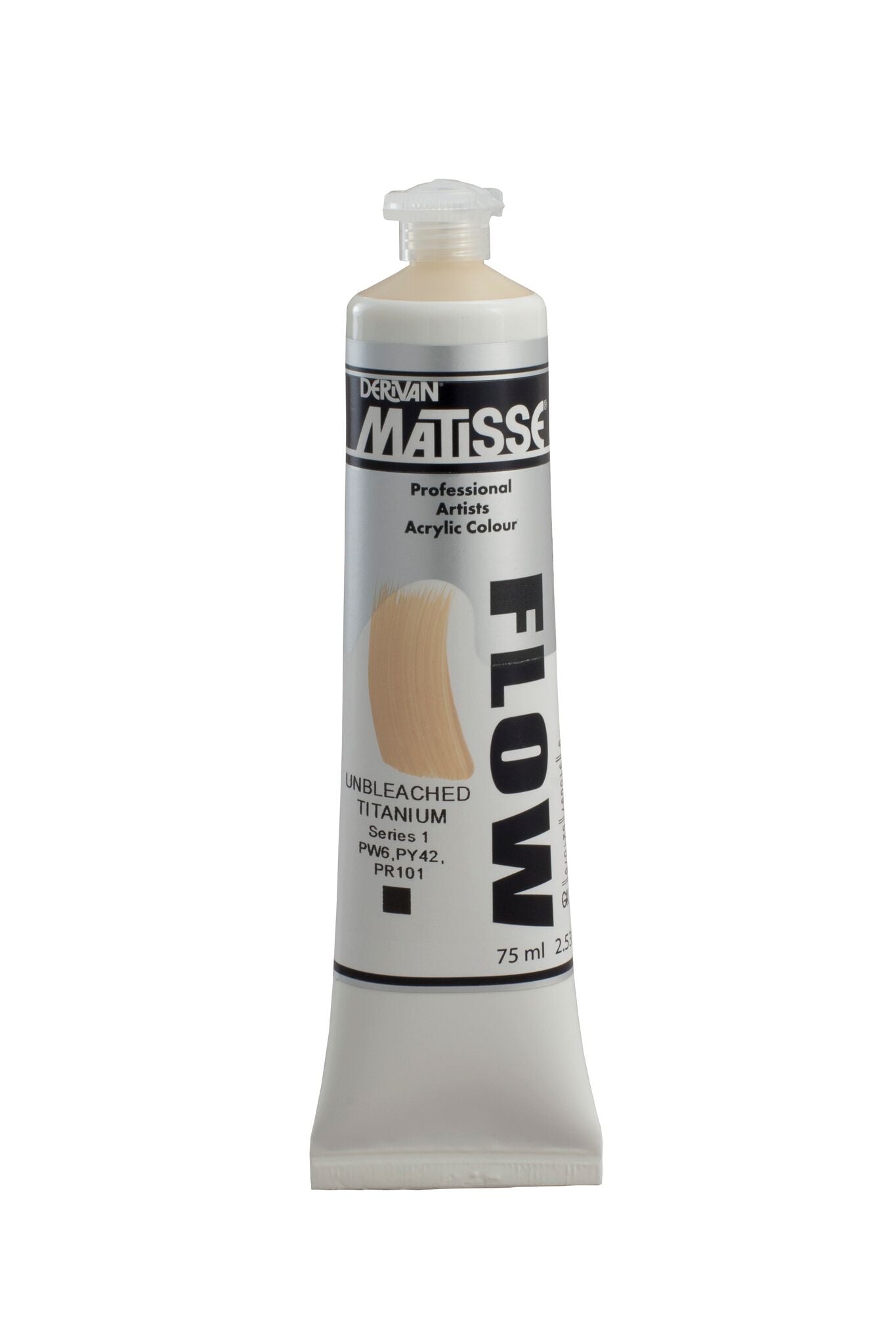 Matisse Flow 75ml Unbleached Titanium - theartshop.com.au