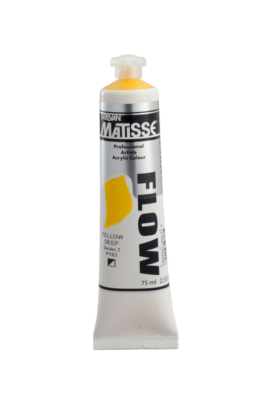 Matisse Flow 75ml Yellow Deep - theartshop.com.au