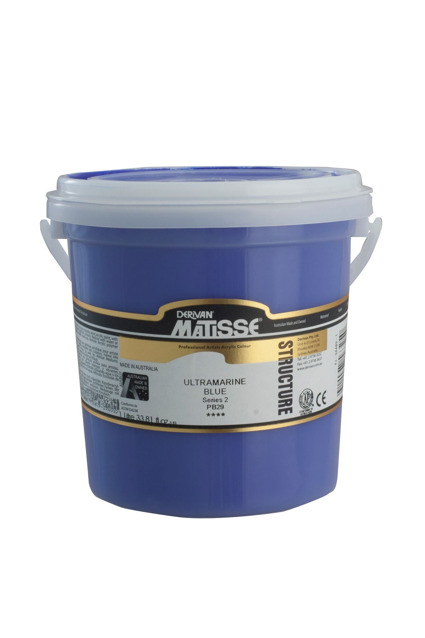 Matisse Structure 1 Litre Ultramarine Blue - theartshop.com.au