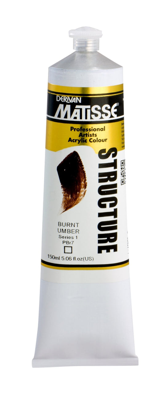 Matisse Structure 150ml Burnt Umber - theartshop.com.au