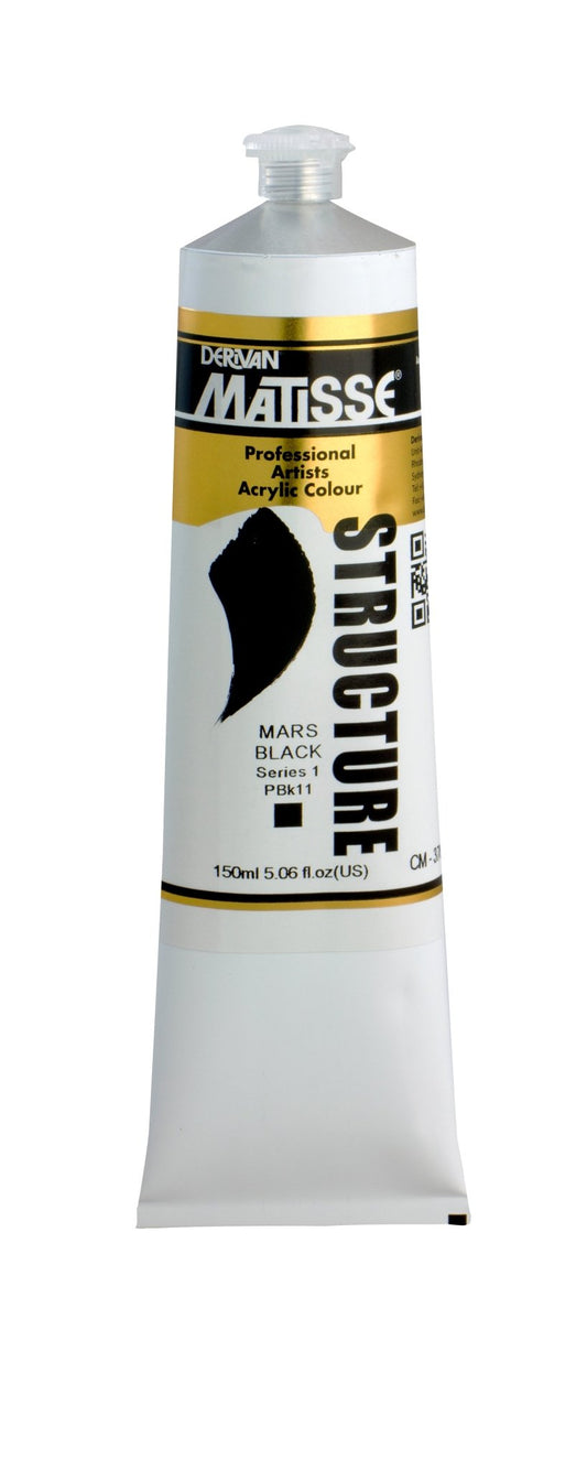 Matisse Structure 150ml Mars Black - theartshop.com.au