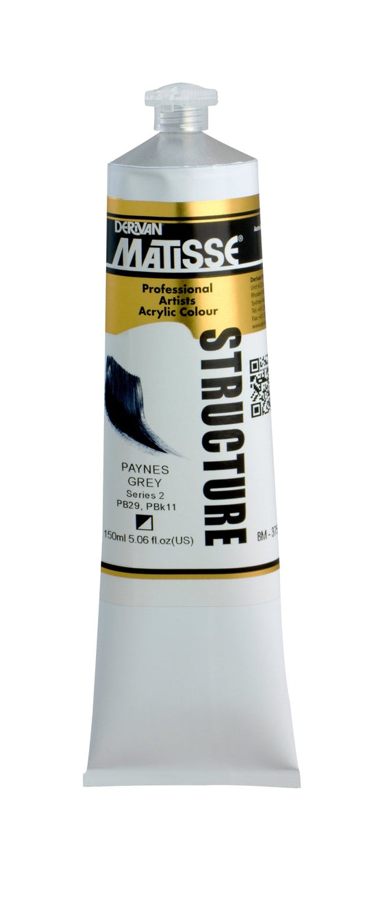 Matisse Structure 150ml Paynes Grey - theartshop.com.au