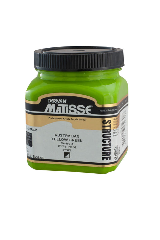 Matisse Structure 250ml Australian Yellow Green - theartshop.com.au