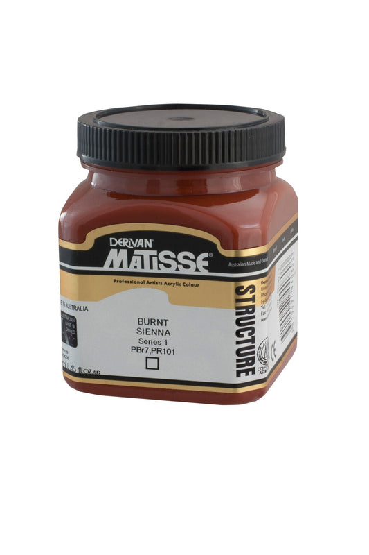 Matisse Structure 250ml Burnt Sienna - theartshop.com.au