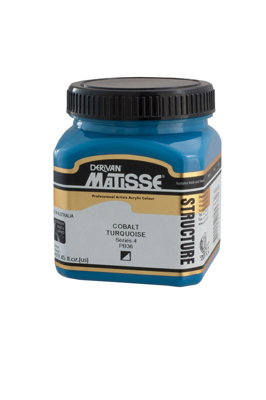 Matisse Structure 250ml Cobalt Turquoise - theartshop.com.au