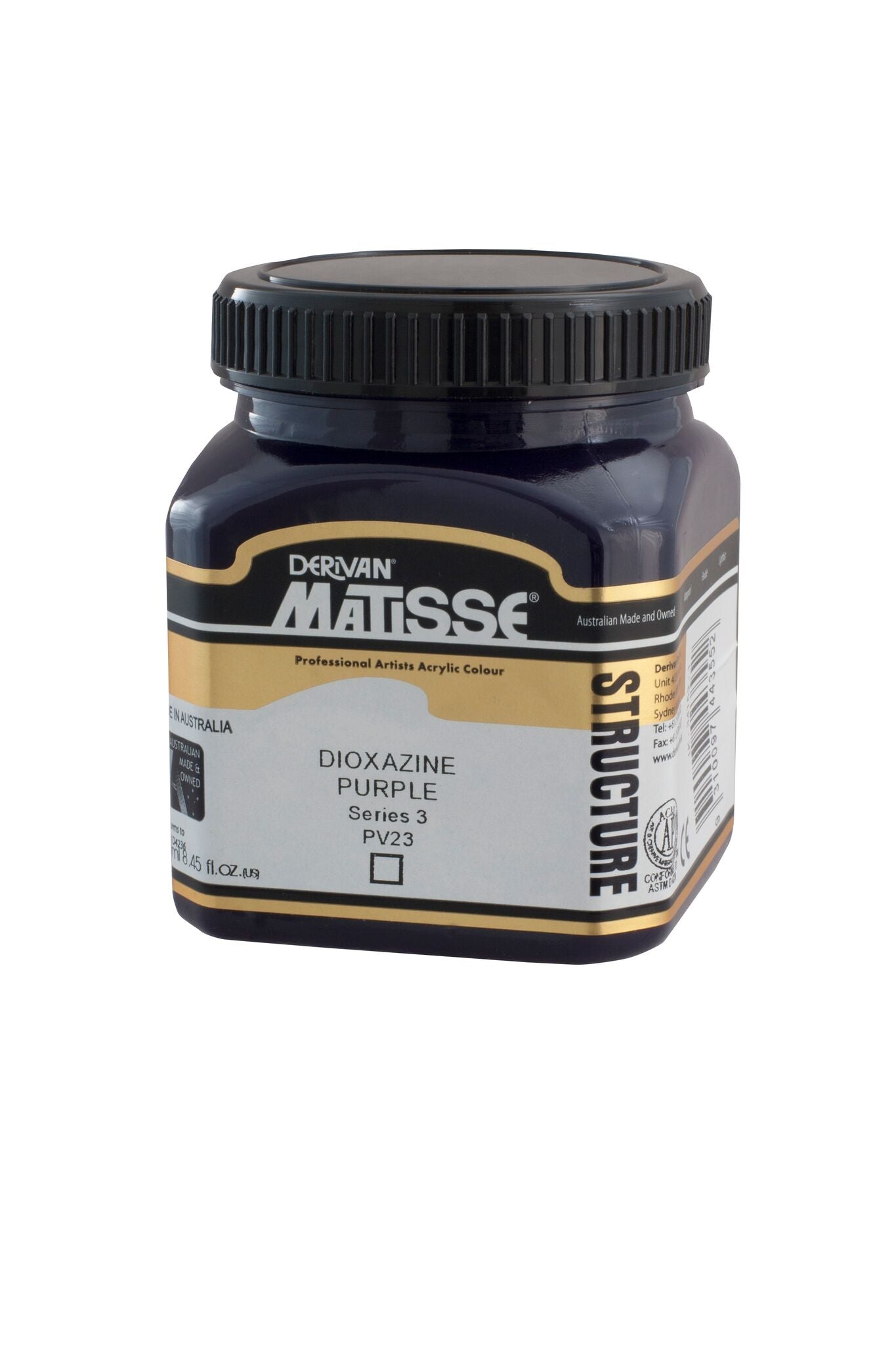 Matisse Structure 250ml Dioxazine Purple - theartshop.com.au