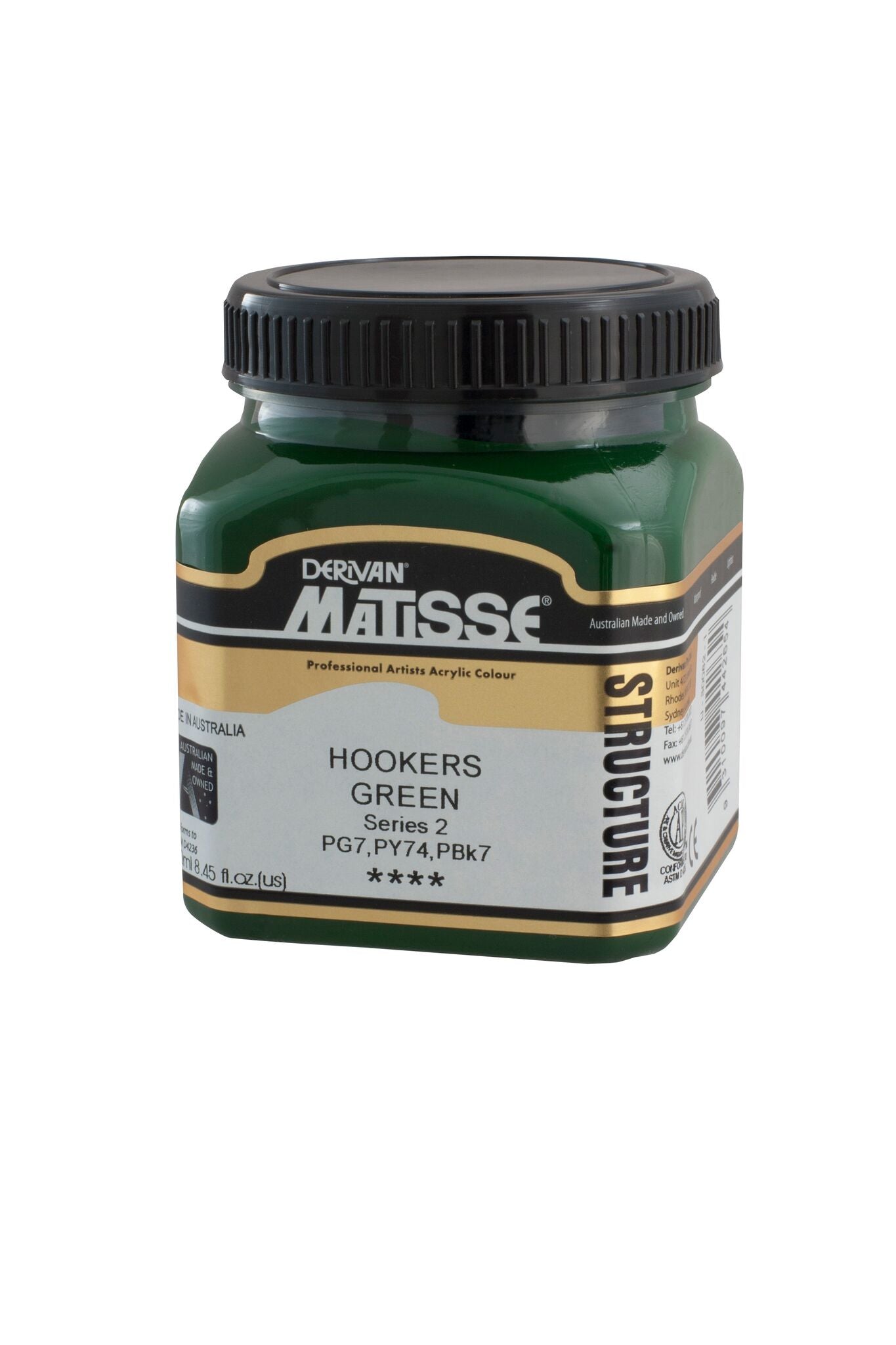 Matisse Structure 250ml Hooker's Green - theartshop.com.au