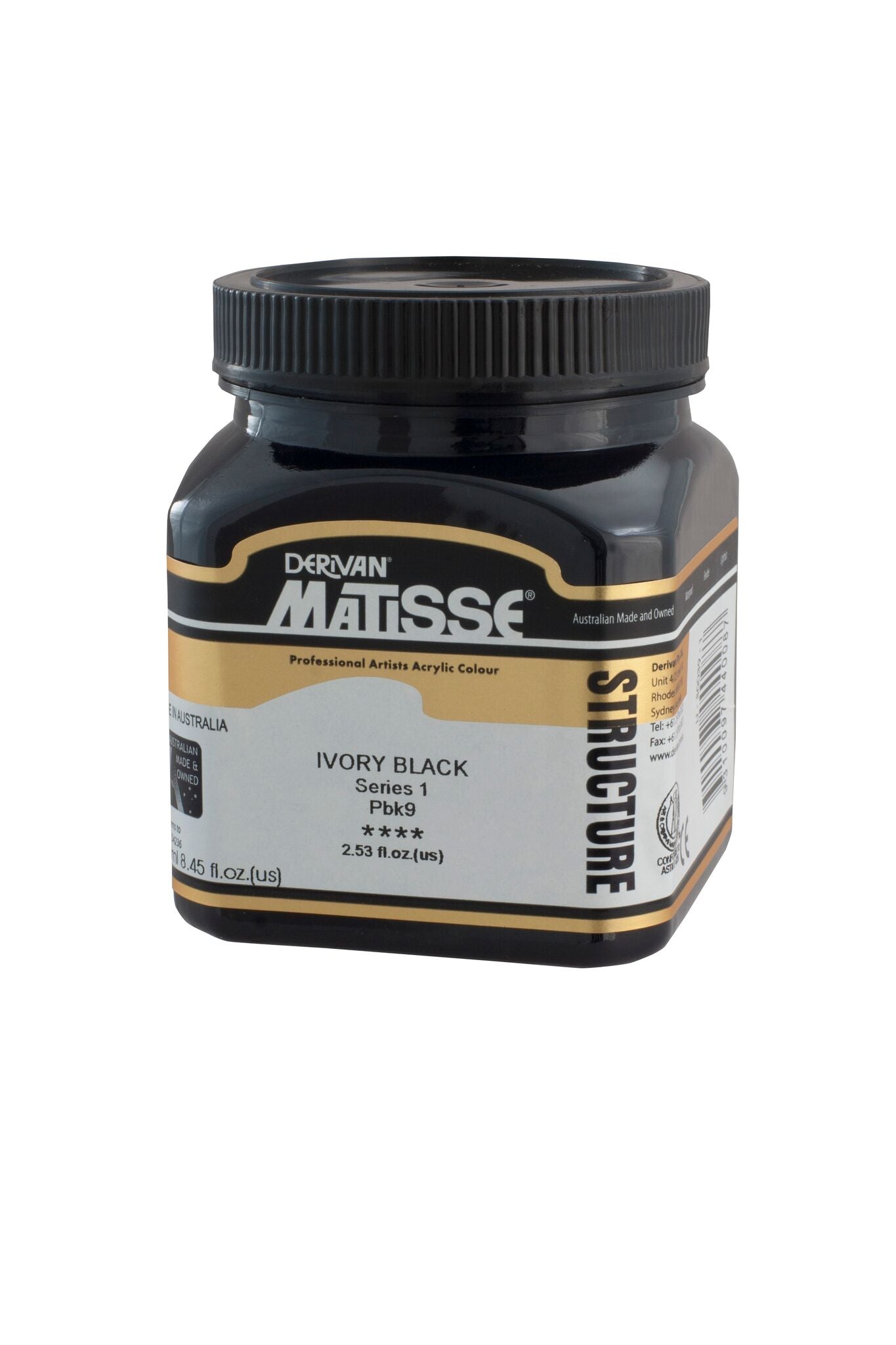 Matisse Structure 250ml Ivory Black - theartshop.com.au