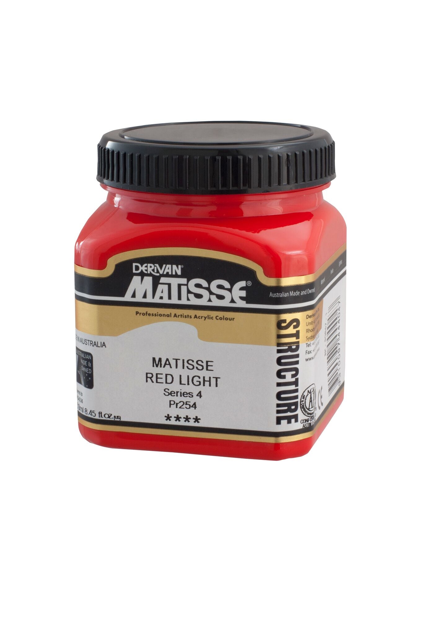 Matisse Structure 250ml Matisse Red Light - theartshop.com.au