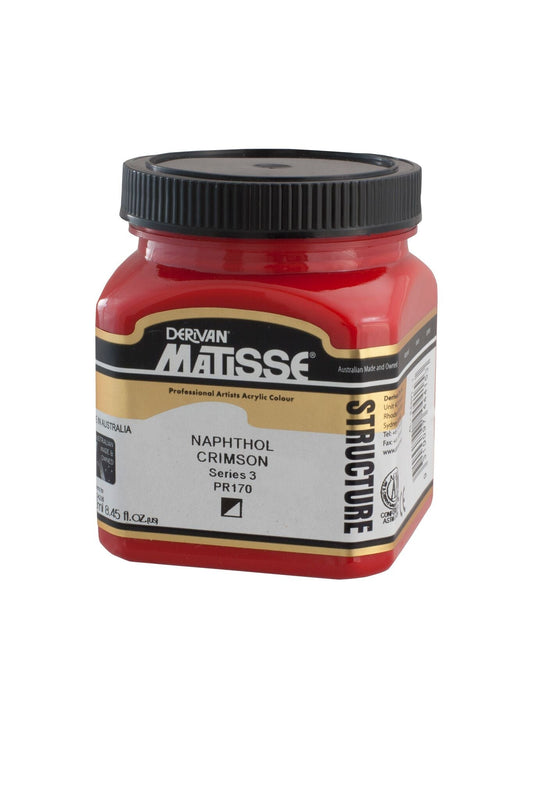 Matisse Structure 250ml Napthol Crimson - theartshop.com.au