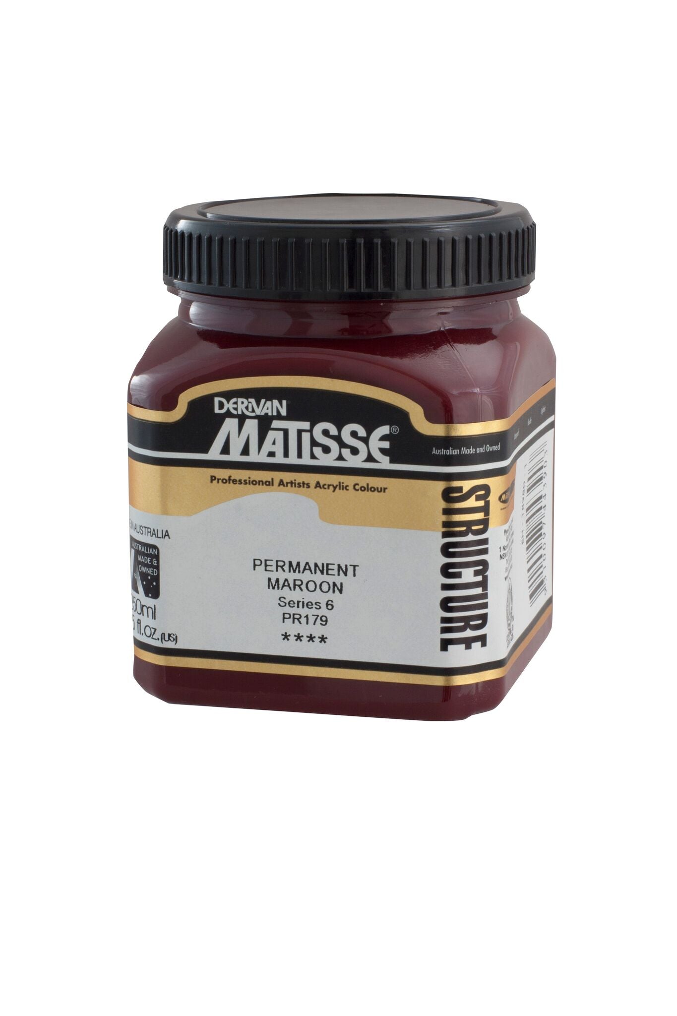 Matisse Structure 250ml Permanent Maroon - theartshop.com.au