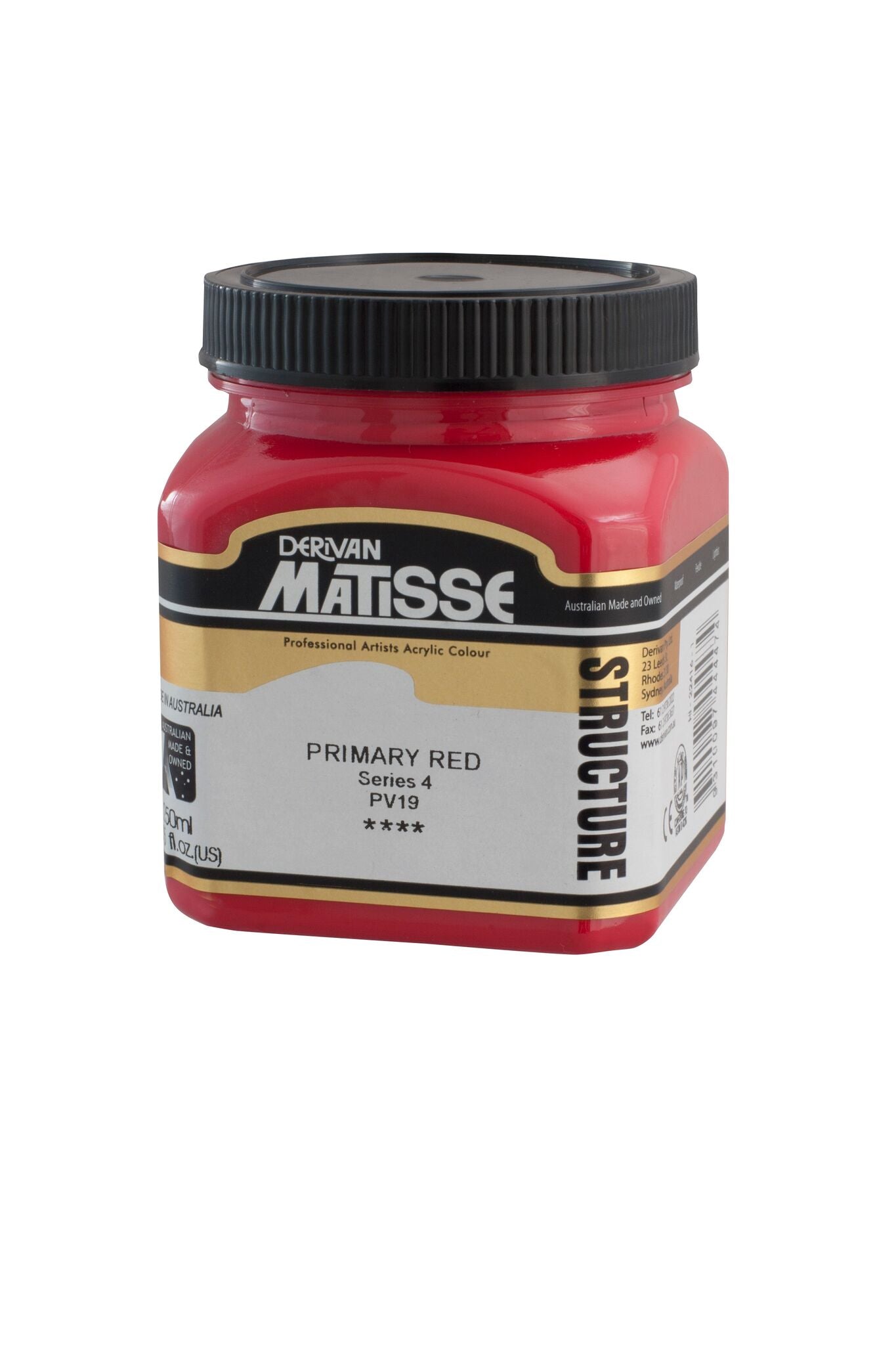 Matisse Structure 250ml Primary Red - theartshop.com.au