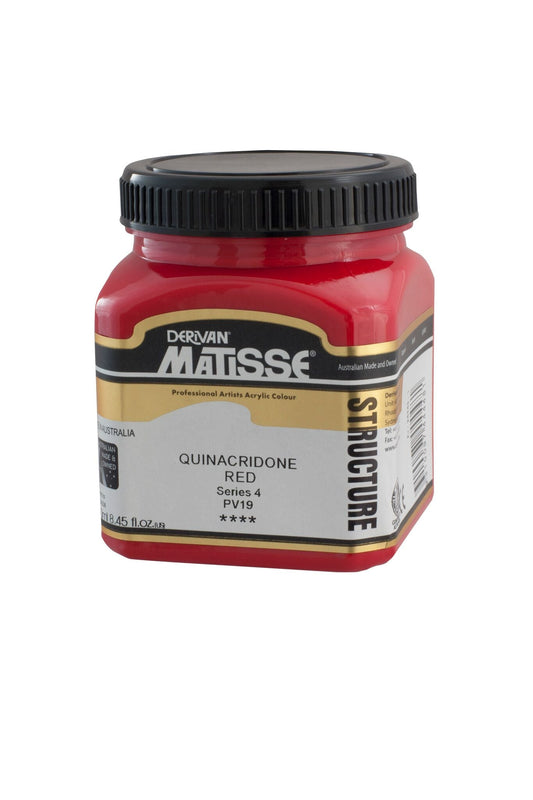 Matisse Structure 250ml Quinacridone Red - theartshop.com.au