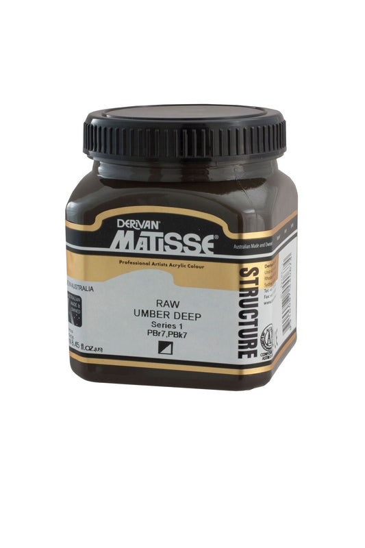 Matisse Structure 250ml Raw Umber Deep - theartshop.com.au